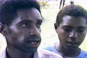 This native eyewitness (left) was interviewed by missionary Jim Blume, concerning the ropen of Papua New Guinea, around Umboi Island