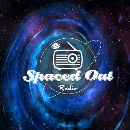 Logo for the podcast "Spaced Out Radio"