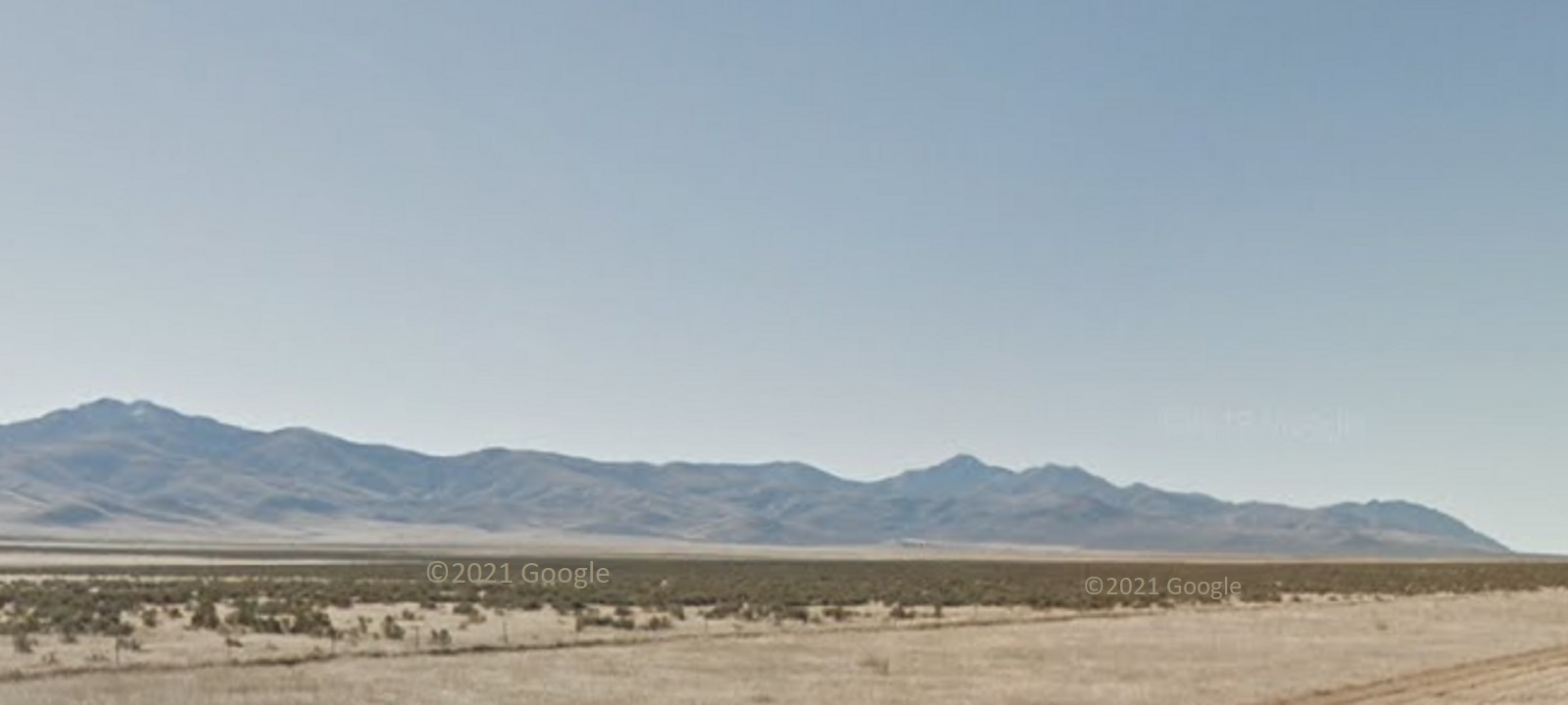 Desert mountains in Nevada